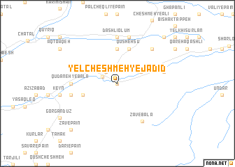 map of Yelcheshmeh-ye Jadīd
