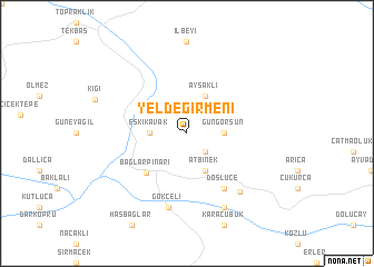 map of Yeldeğirmeni