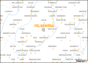 map of Yelde Hindu