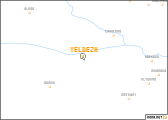 map of Yeldezh