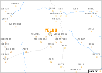 map of Yeldo