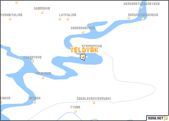 map of Yel\