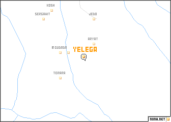 map of Yelega