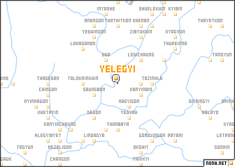 map of Yelegyi