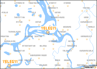 map of Yelegyi