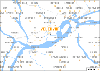 map of Yelekyun