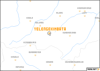 map of Yelenge-Kimbata