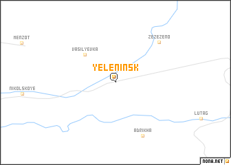 map of Yeleninsk
