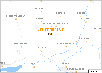 map of Yelenopol\