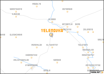 map of Yelenovka