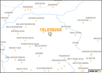 map of Yelënovka