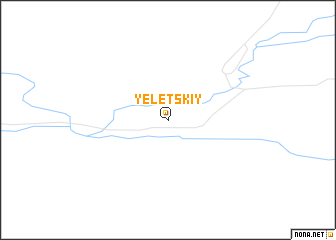 map of Yeletskiy