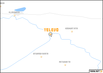 map of Yelëvo