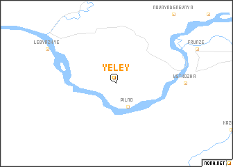 map of Yeley