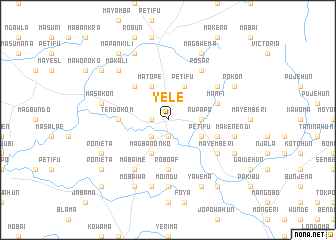 map of Yele