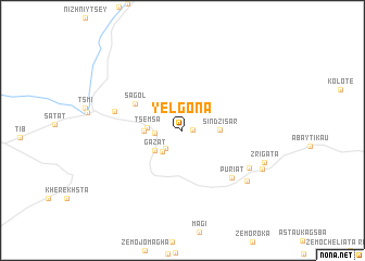 map of Yelgona