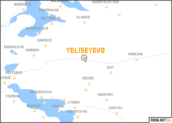 map of Yeliseyevo