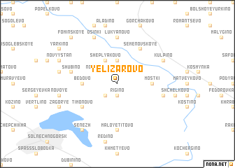 map of Yelizarovo