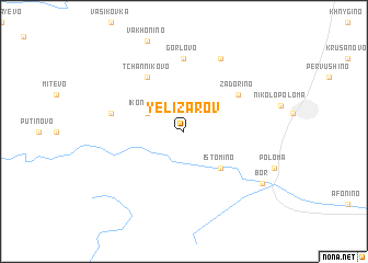 map of Yelizarov