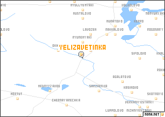 map of Yelizavetinka