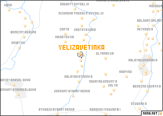 map of Yelizavetinka