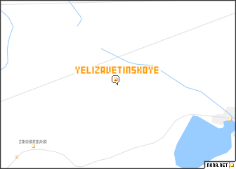 map of Yelizavetinskoye