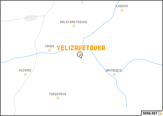 map of Yelizavetovka