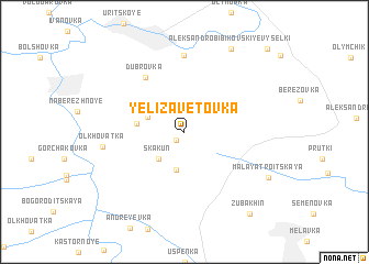 map of Yelizavetovka