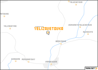 map of Yelizavetovka