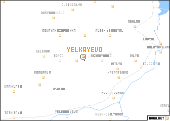 map of Yel\