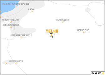 map of Yel\