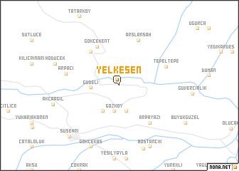 map of Yelkesen