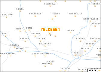 map of Yelkesen