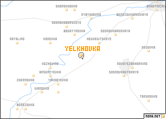 map of Yelkhovka