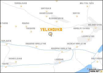 map of Yelkhovka