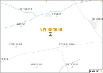 map of Yelkhovka