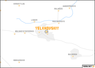 map of Yelkhovskiy