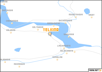 map of Yelkina