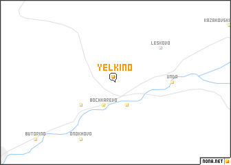 map of Yëlkino