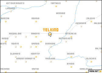 map of Yëlkino