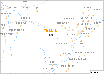 map of Yellicǝ