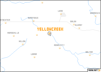 map of Yellow Creek