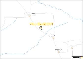 map of Yellow Jacket