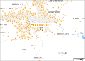 map of Yellowstone