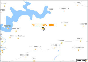 map of Yellowstone