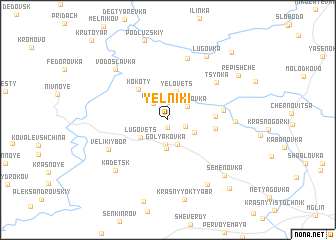 map of Yel\