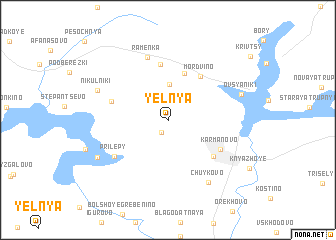 map of Yel\