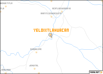 map of Yeloixtlahuacan