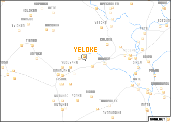 map of Yeloke