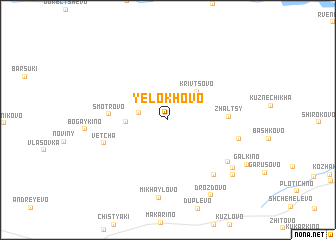 map of Yelokhovo